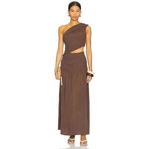 4TH & RECKLESS Yara Maxi Dress in Brown